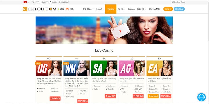 Casino trực tuyến Letou